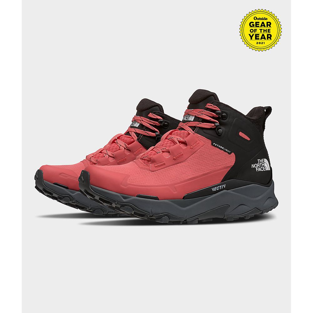 The North Face Hiking Boots Womens Australia - The North Face Vectiv Exploris Mid Futurelight™ Red /